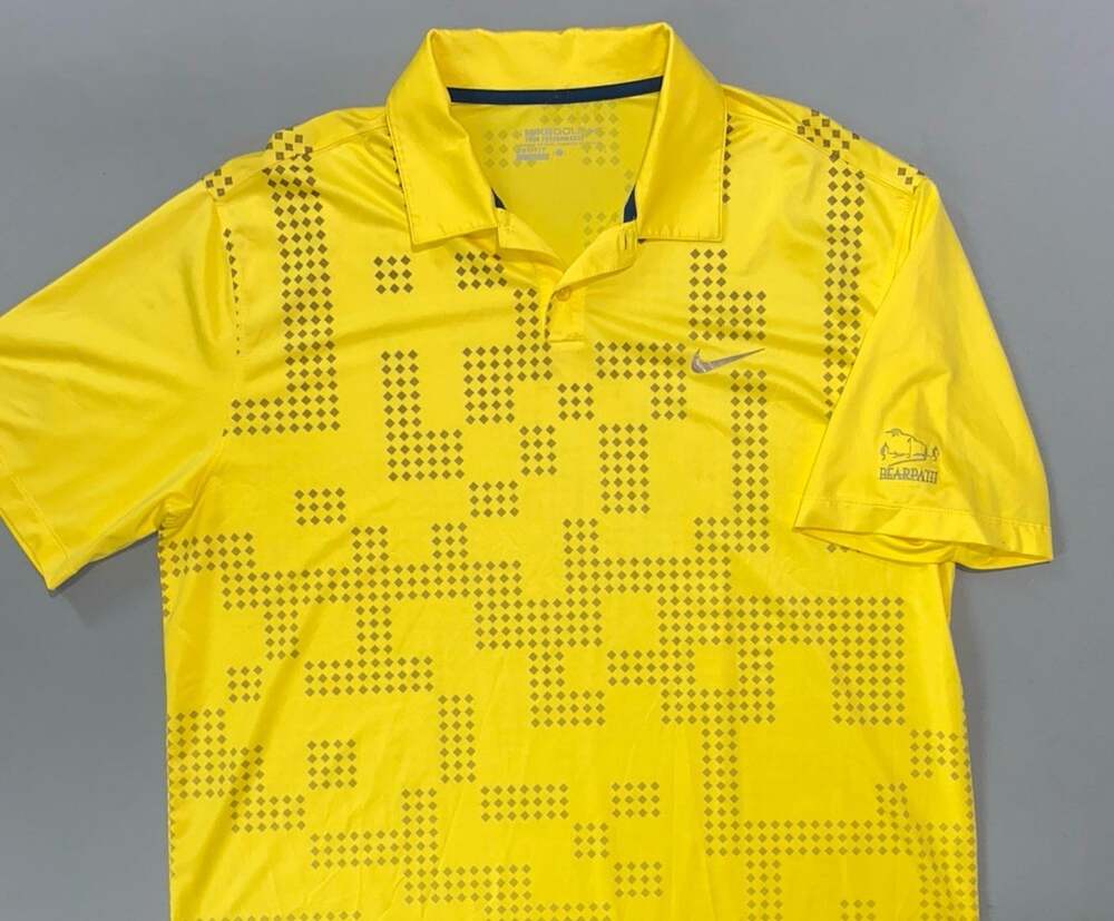 Nike Golf Dri-Fit Tour Performance Polo Shirt. Bearpath Country Club. Men's L..